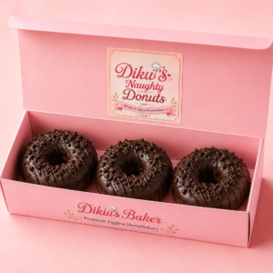 Dark Velvet  Donut Box (3 pcs)