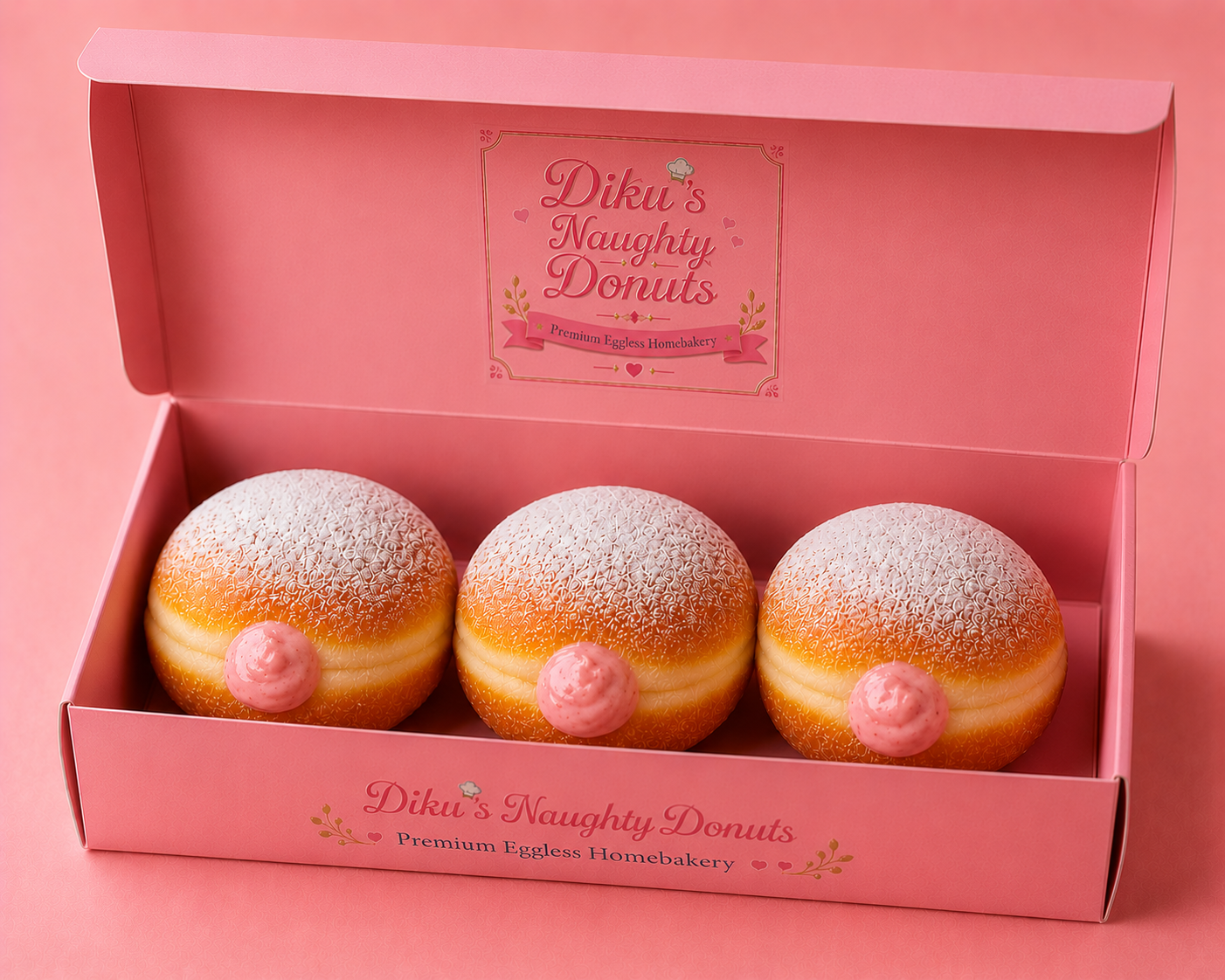 Strawberry Cream Ooze Box (3 pcs)