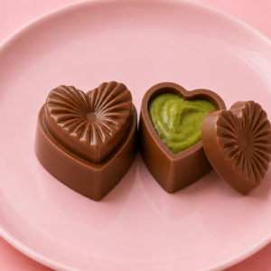Milky Heart Pistachio (1 piece)